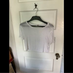 Emma & Sam Light Cropped Tee Shirt